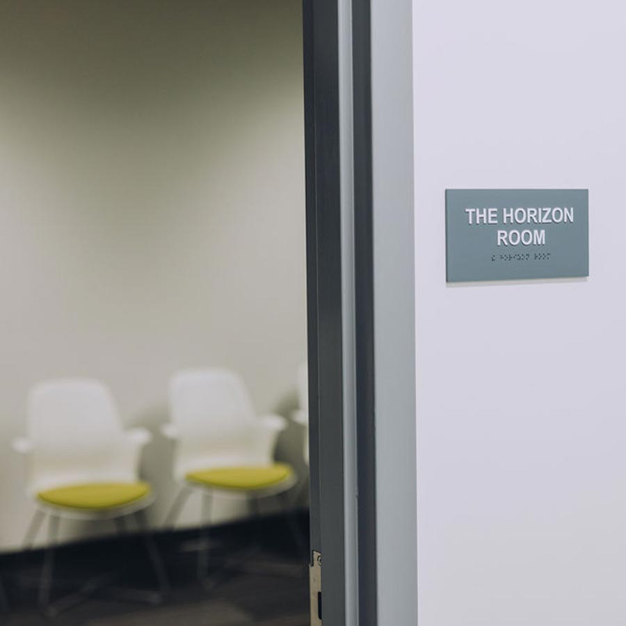 The Horizon Room at HavenRise Academy, an adolescent group therapy space where Fleming Island teens take part in age-specific sessions.